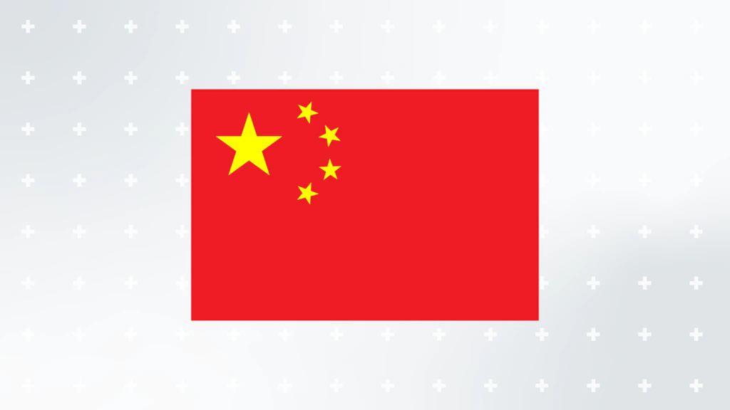 Flagge von China