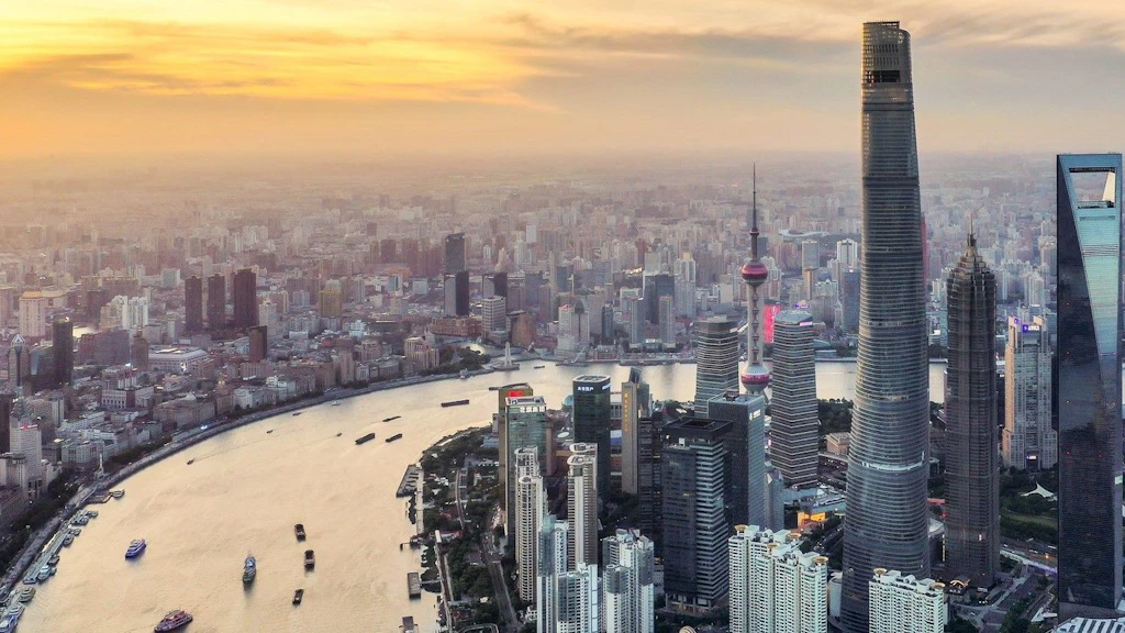 Vue sur la skyline de Shanghai.